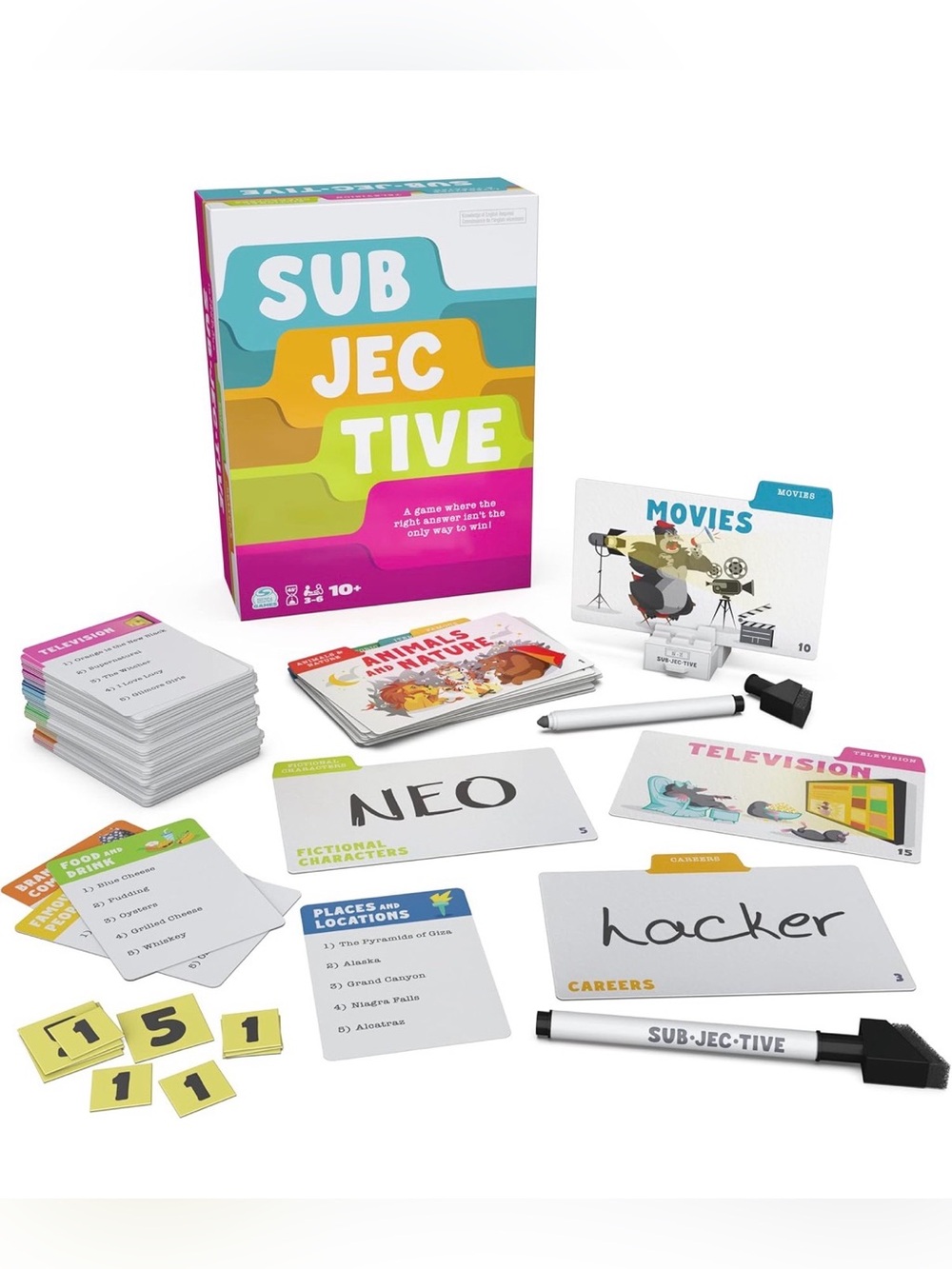 Spin Master Games Subjective- APersonality Trivia Game for Fun Family Game Night